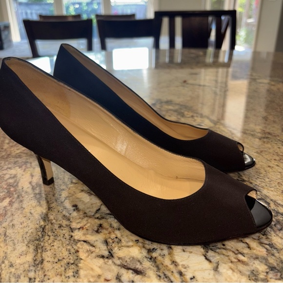 Bruno Magli Brown Satin Pumps - Picture 9 of 10